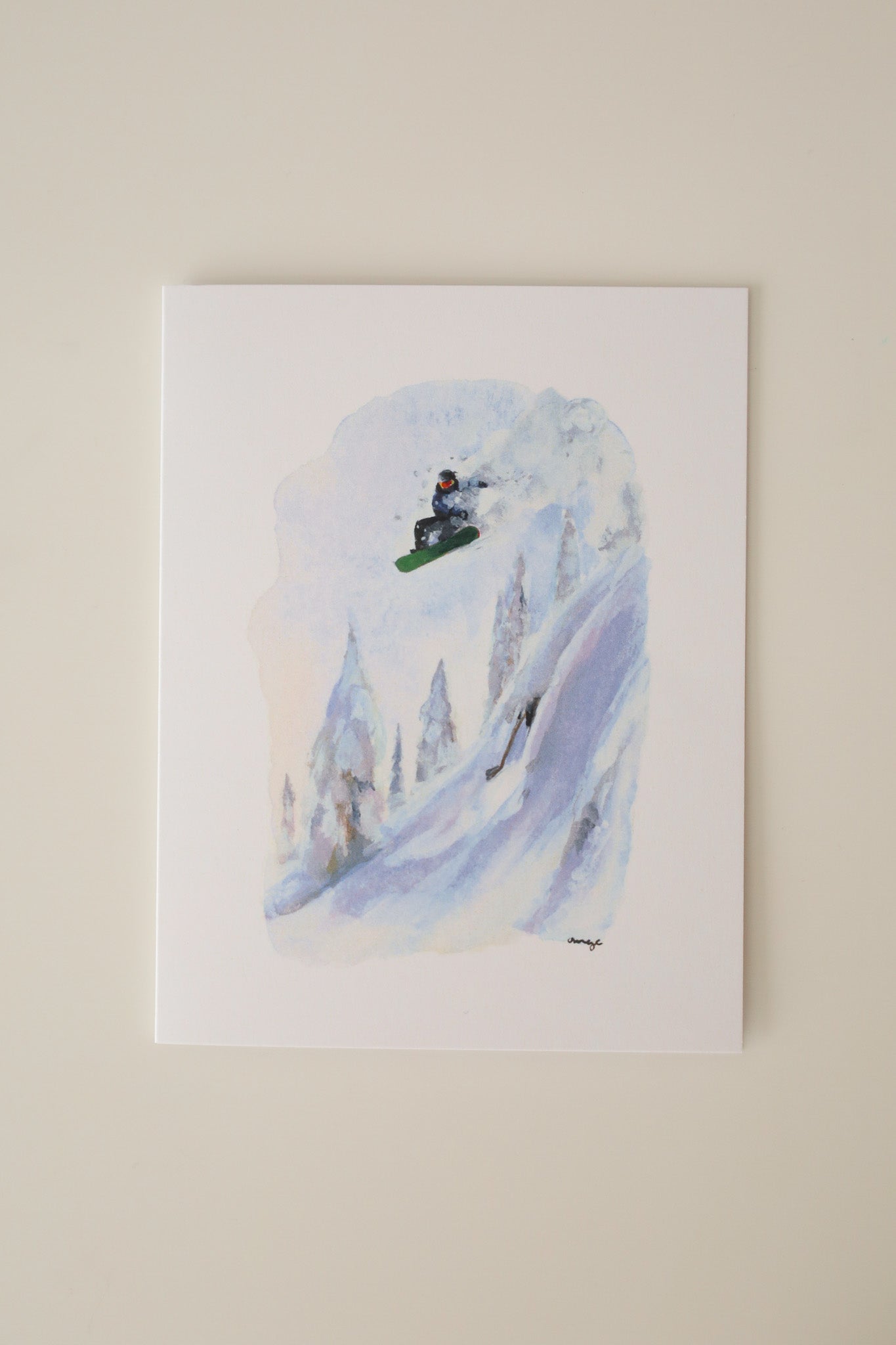 Powder Dreams Greeting Card