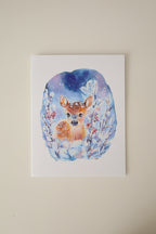 Fuzzy Fawn Greeting Card