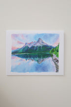 Ha Ling Peak Canmore Greeting Card