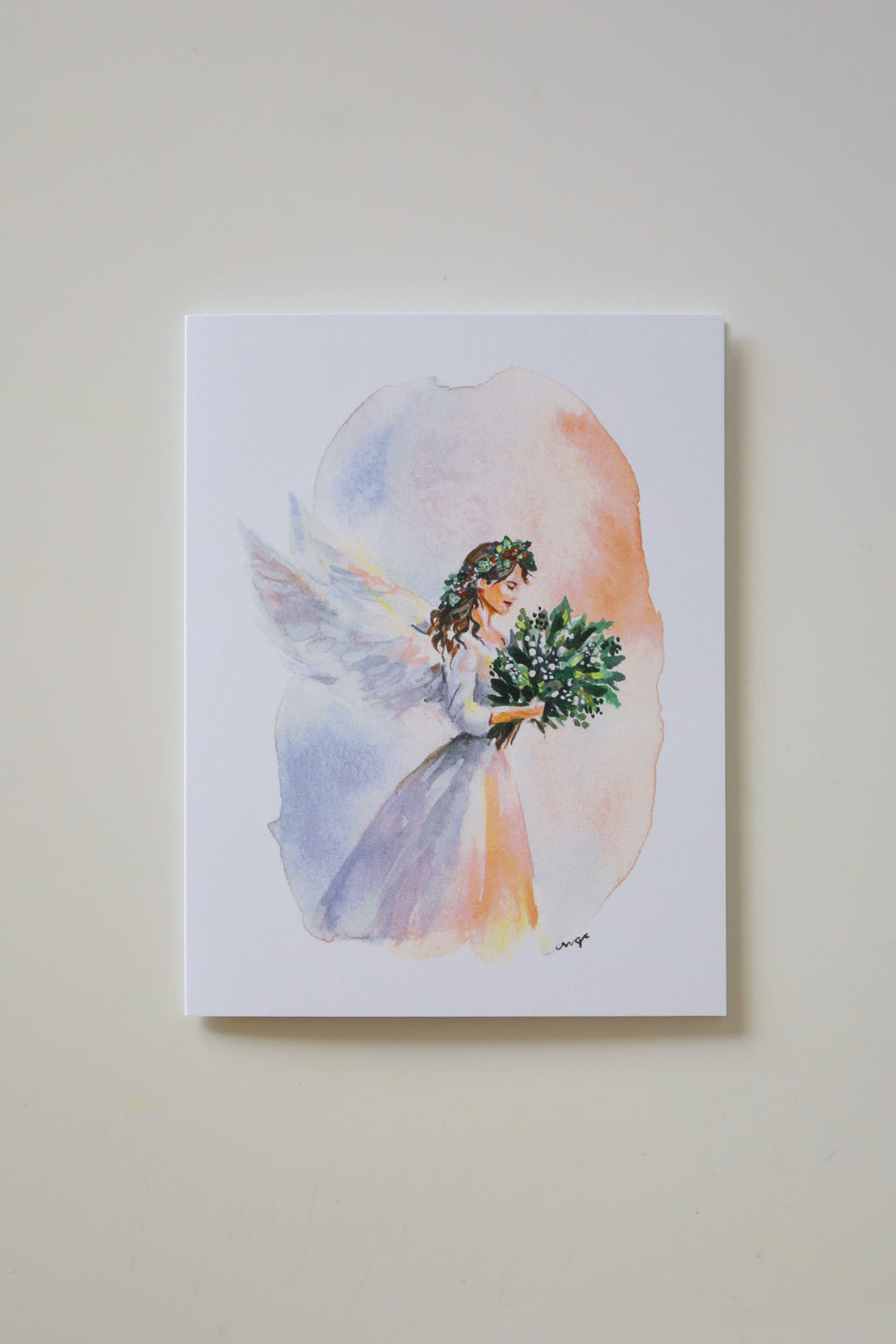 Winter's Wings Greeting Card