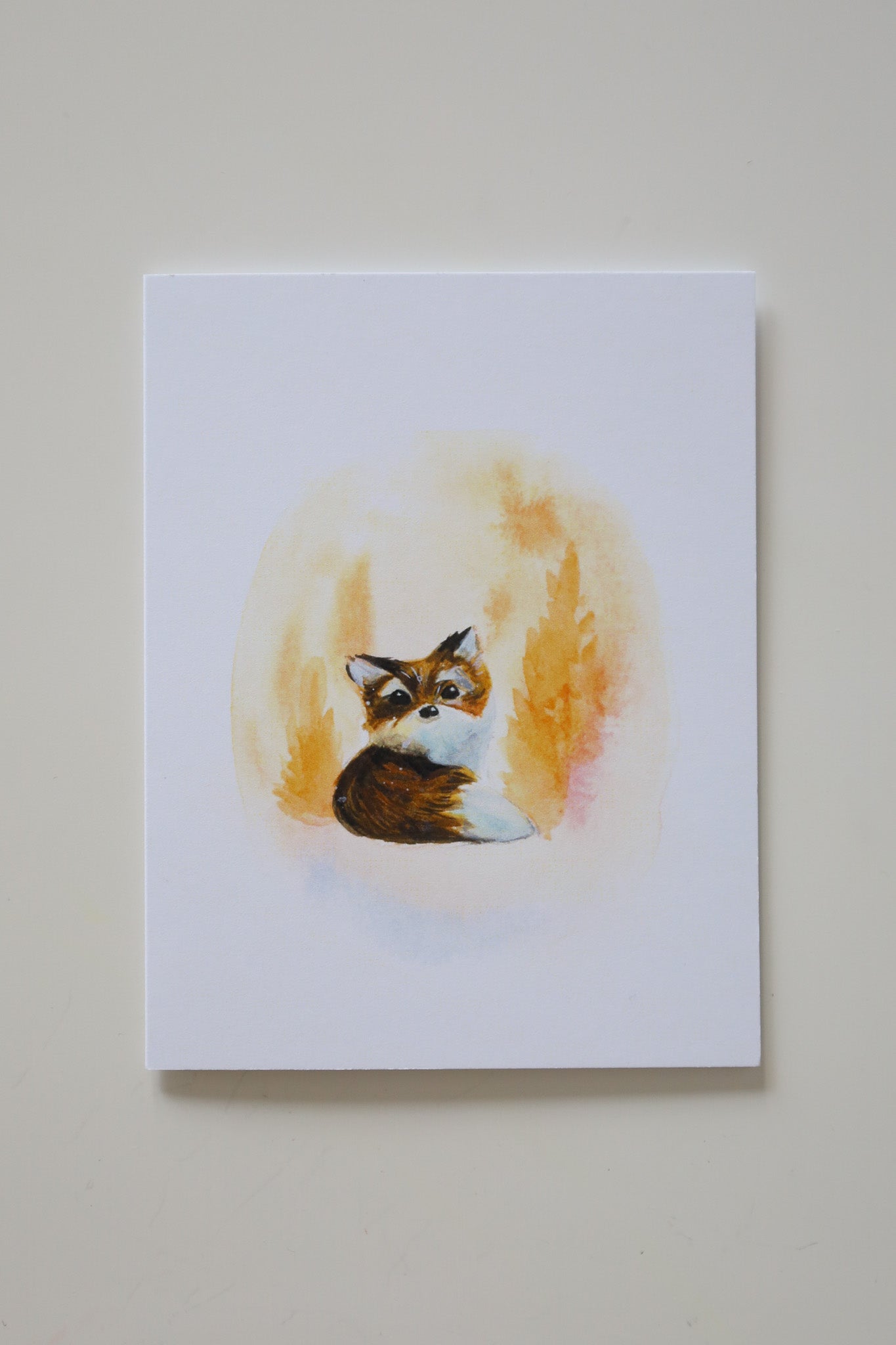 Baby Fox in the Forest Greeting Card