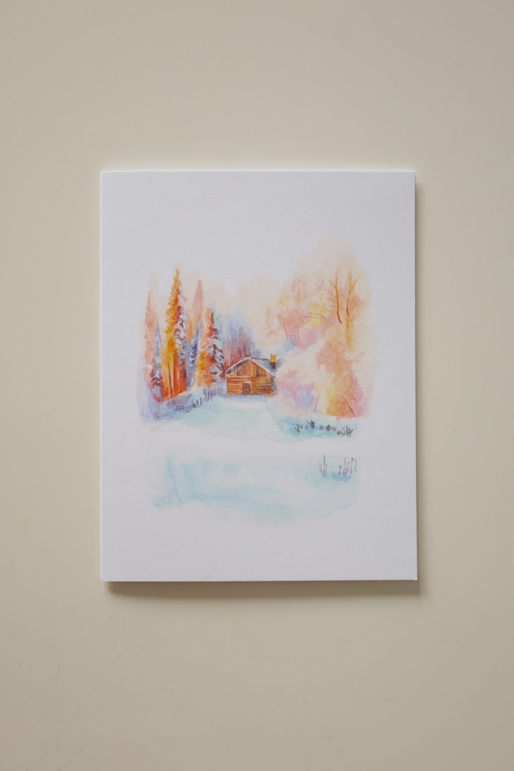 Quiet Winter Retreat Greeting Card