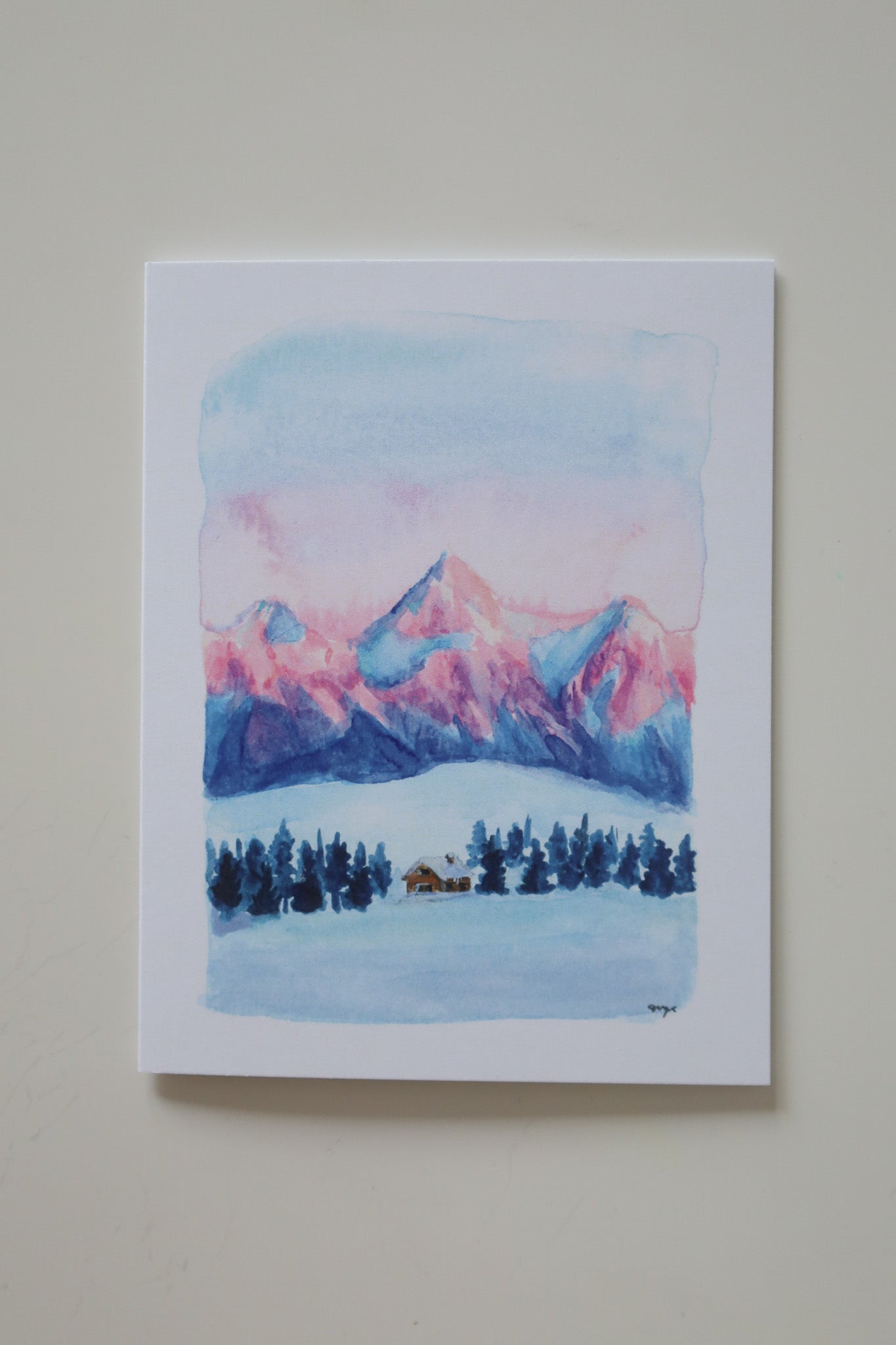 Sunrise at Fisher Peak BC Greeting Card
