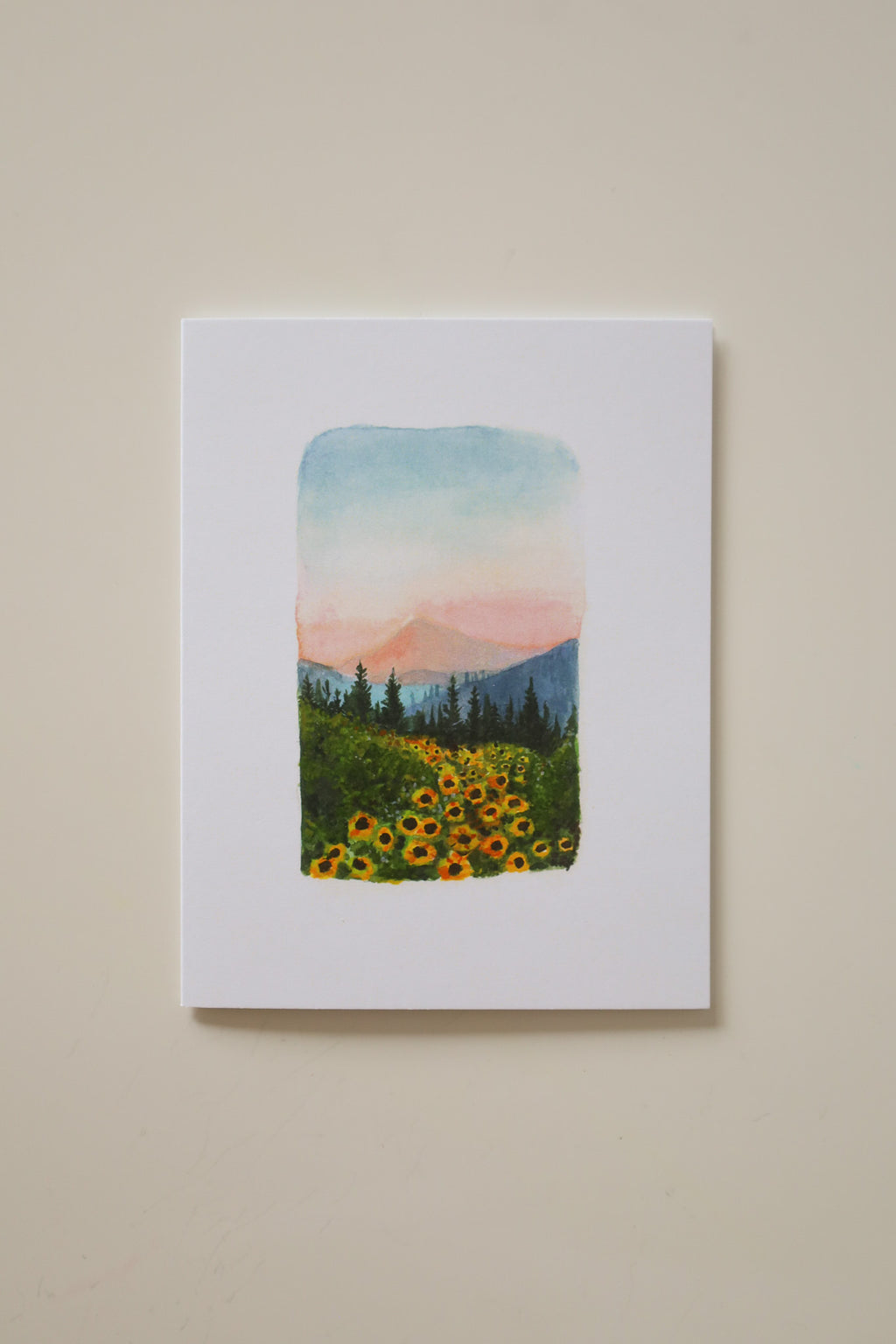 Sunflower Valley Greeting Card