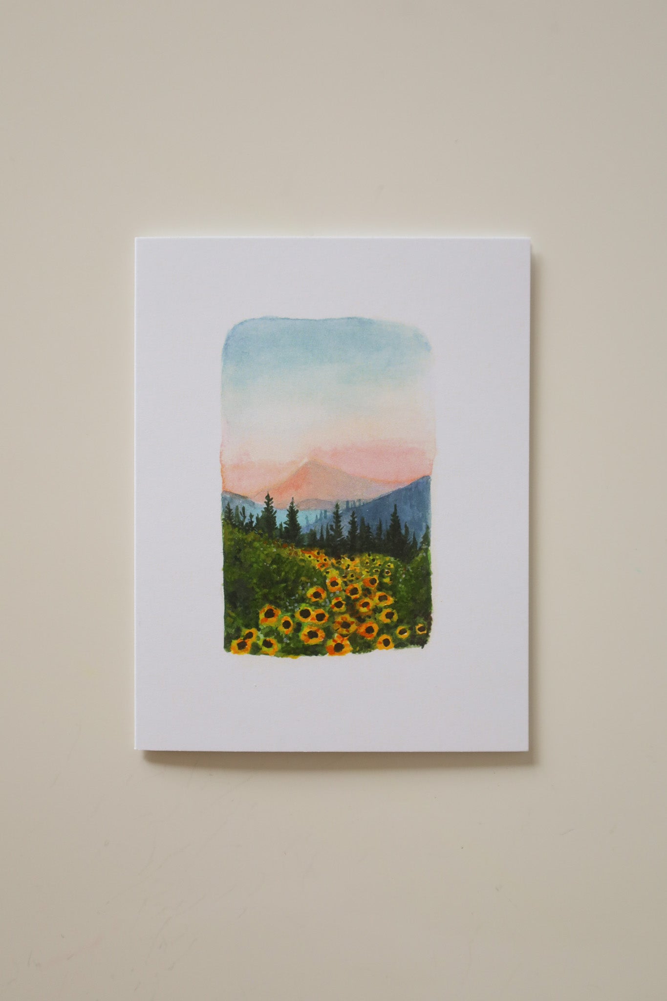 Sunflower Valley Greeting Card