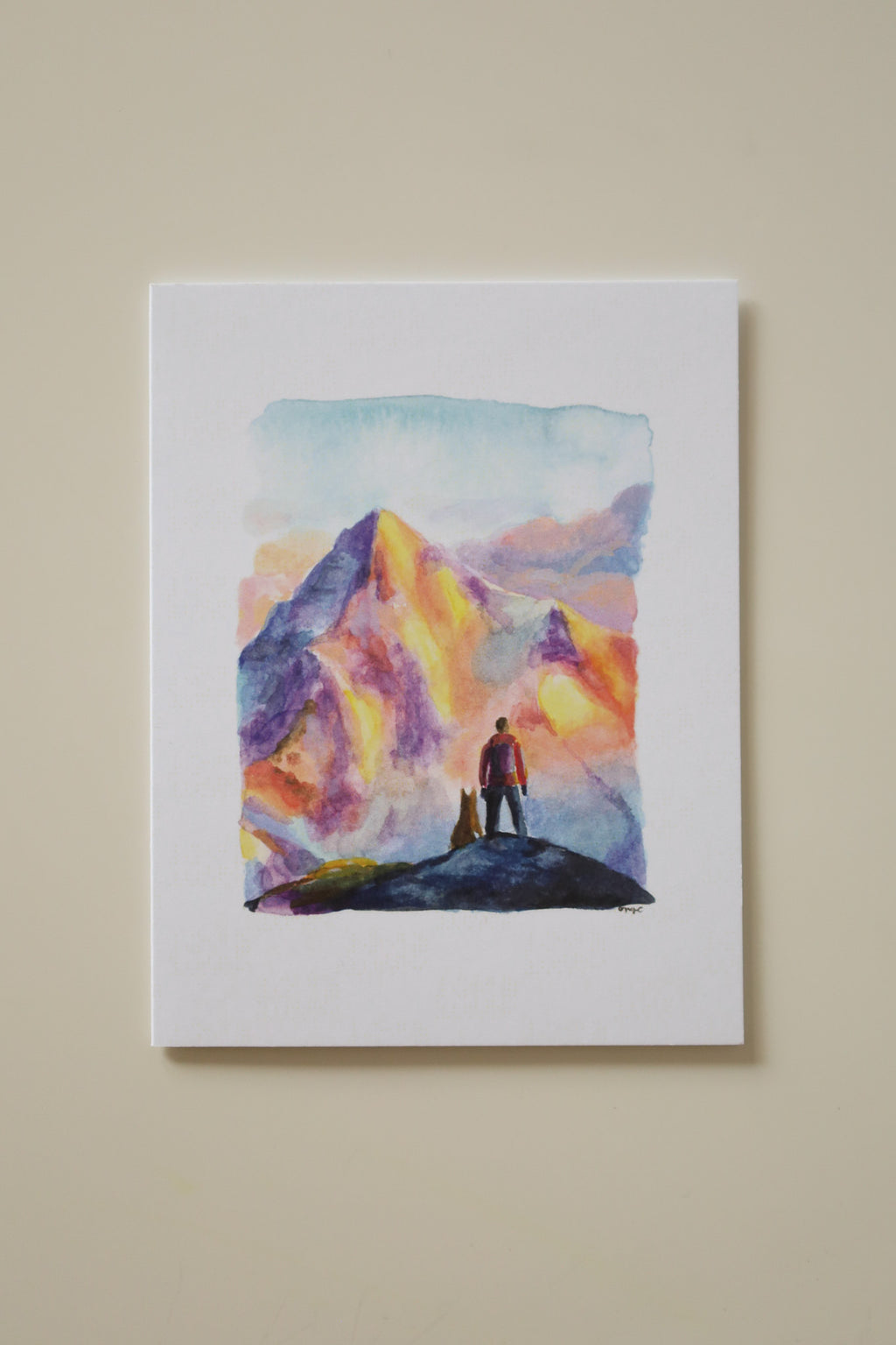 Crest the Peak Greeting Card