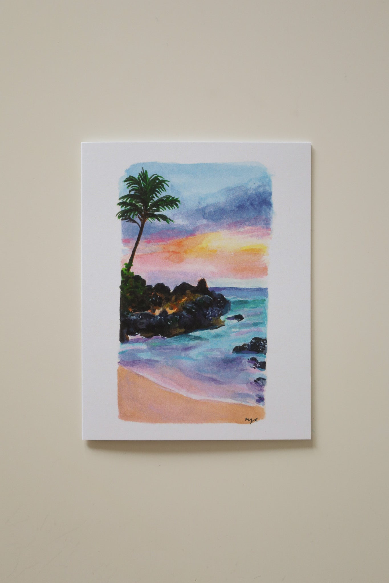 Palm Tree Breeze Greeting Card