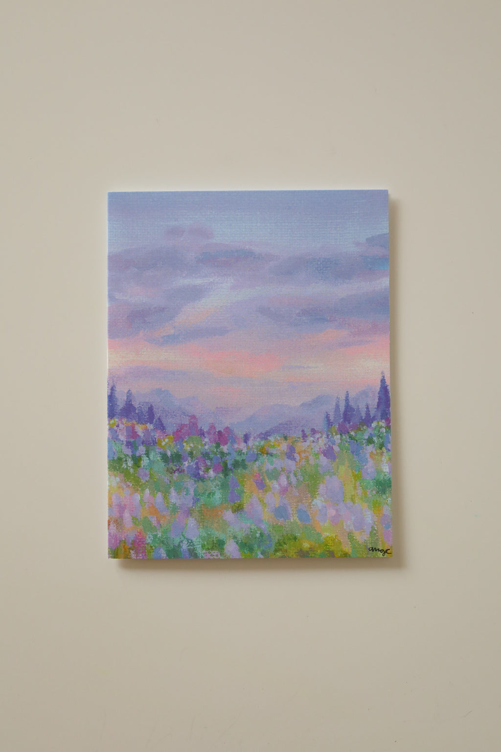 Periwinkle Meadow Greeting Card