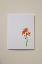 Bright Poppies Greeting Card