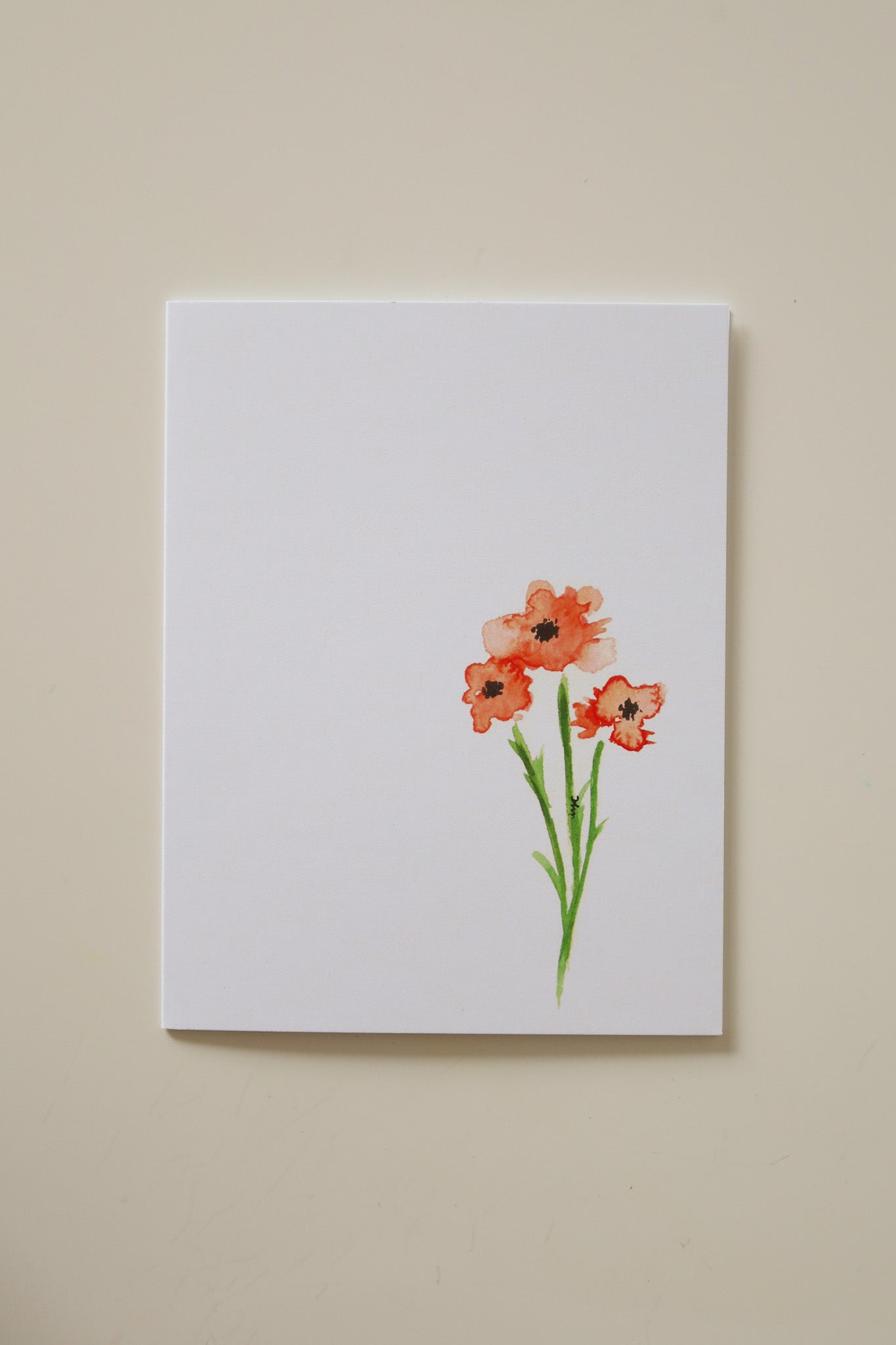 Bright Poppies Greeting Card