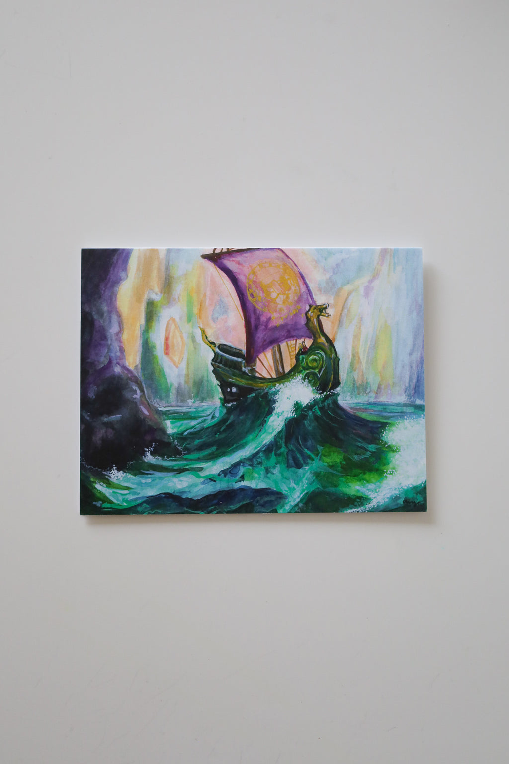 Sailing East Greeting Card