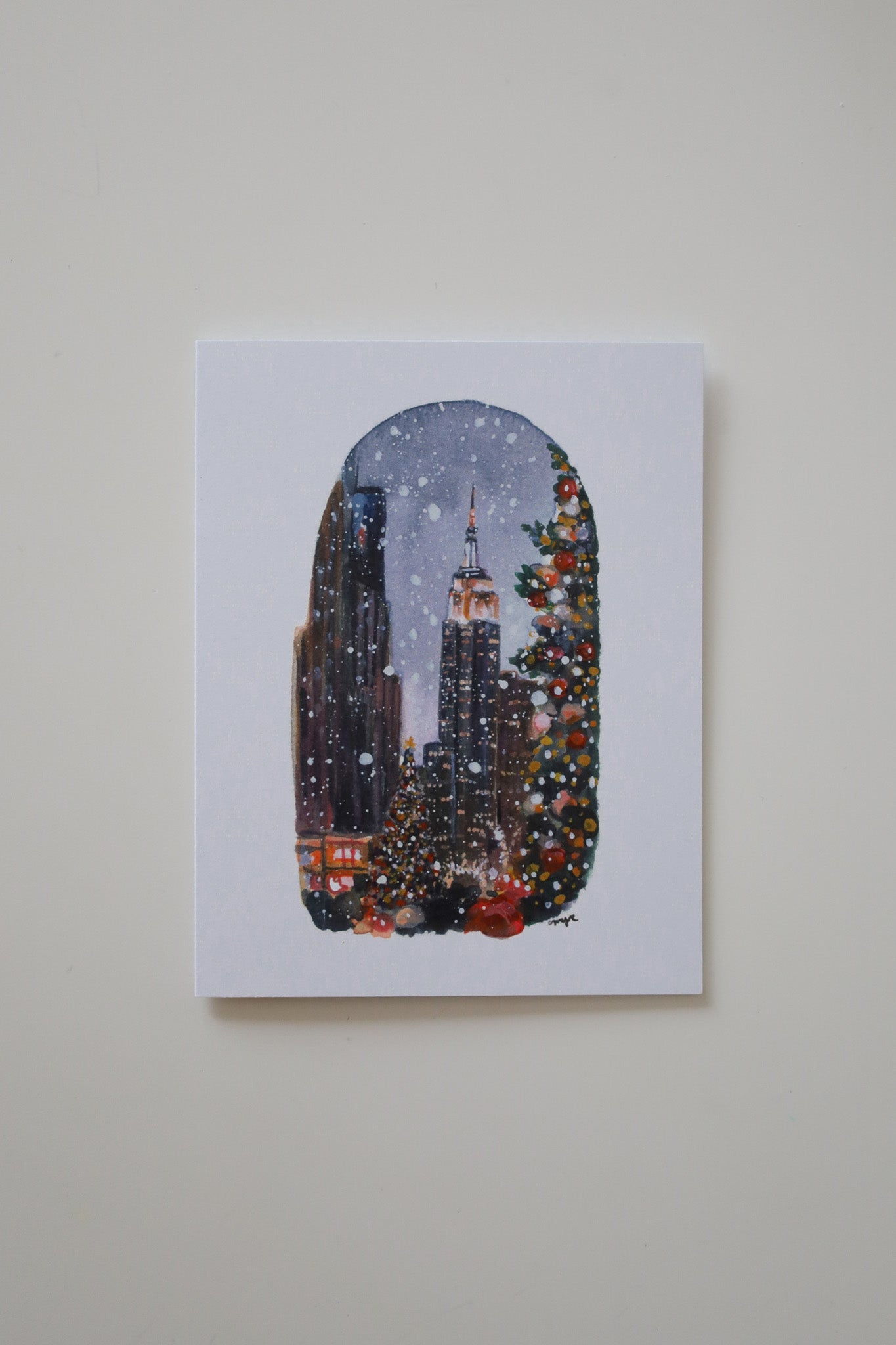 New York Christmas Greeting Card