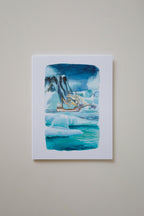 Sailing Arctic Waters Greeting Card