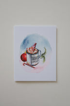 Christmas Morning Coffee Greeting Card
