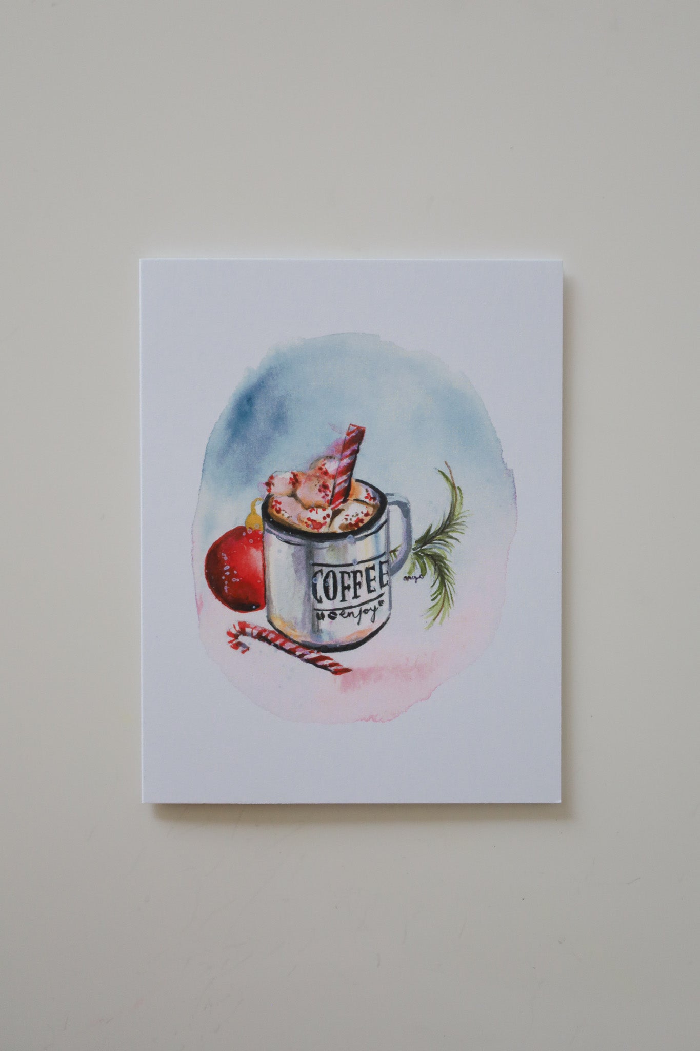 Christmas Morning Coffee Greeting Card