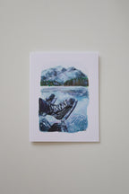 Skate the Frozen Lake Greeting Card