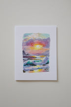 Sunrise on the Shore Greeting Card