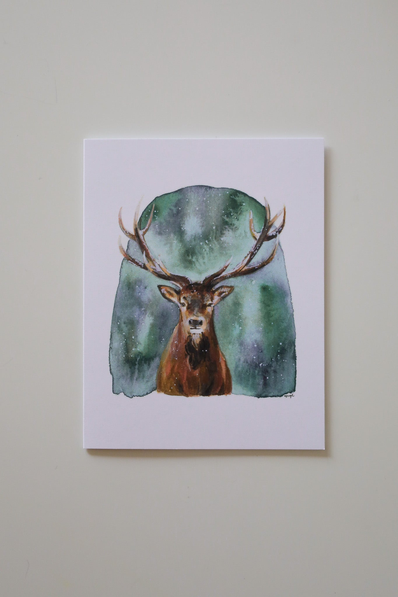 The Woodland Elk Greeting Card