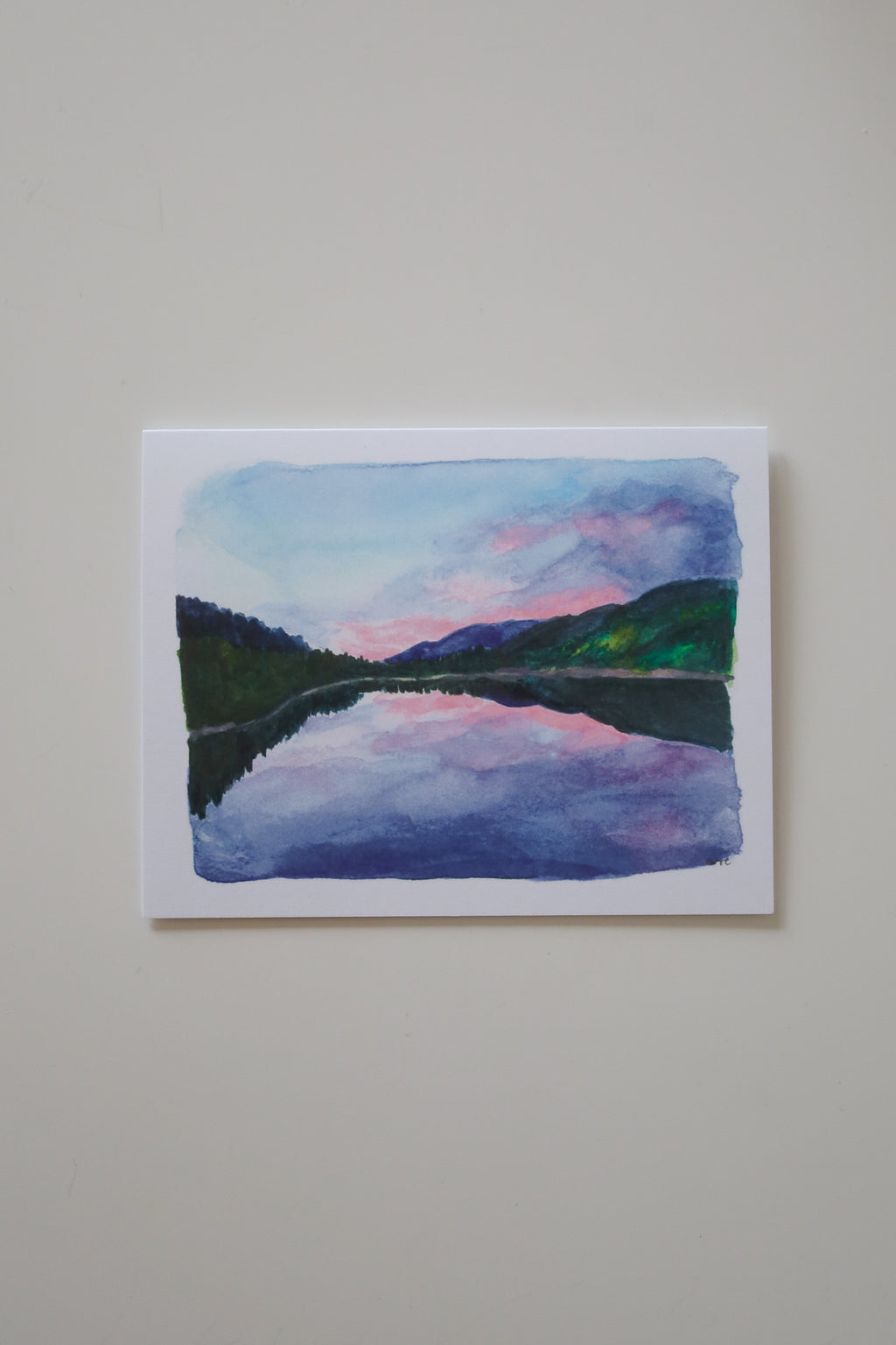First Glimmer of Sunrise Greeting Card
