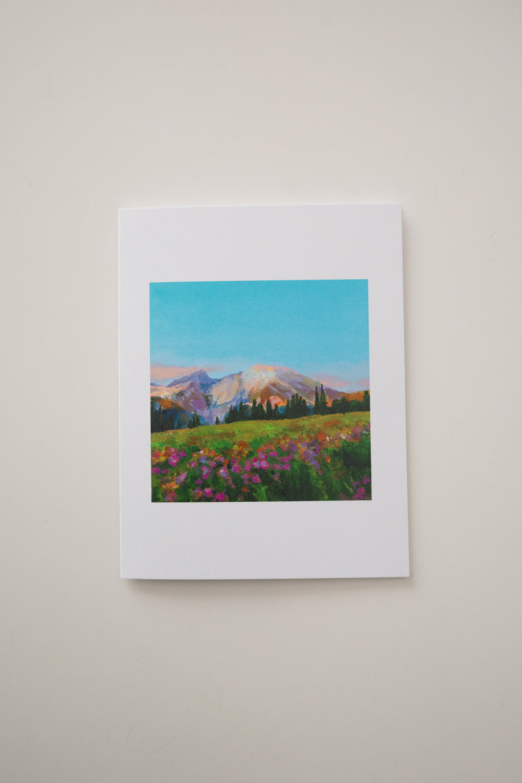 Happy Mountains Greeting Card