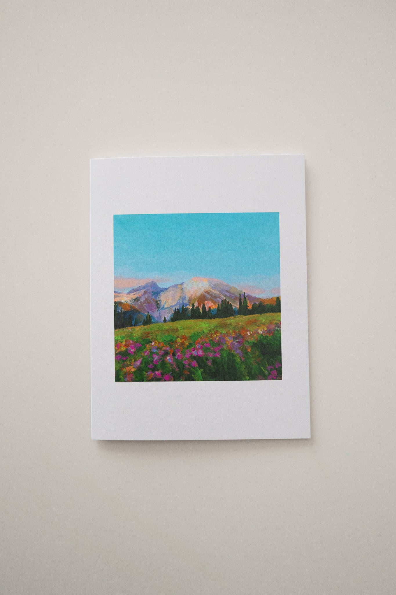 Happy Mountains Greeting Card