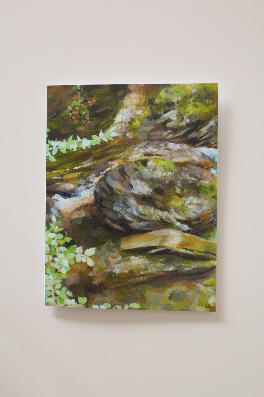 Mossy River Greeting Card
