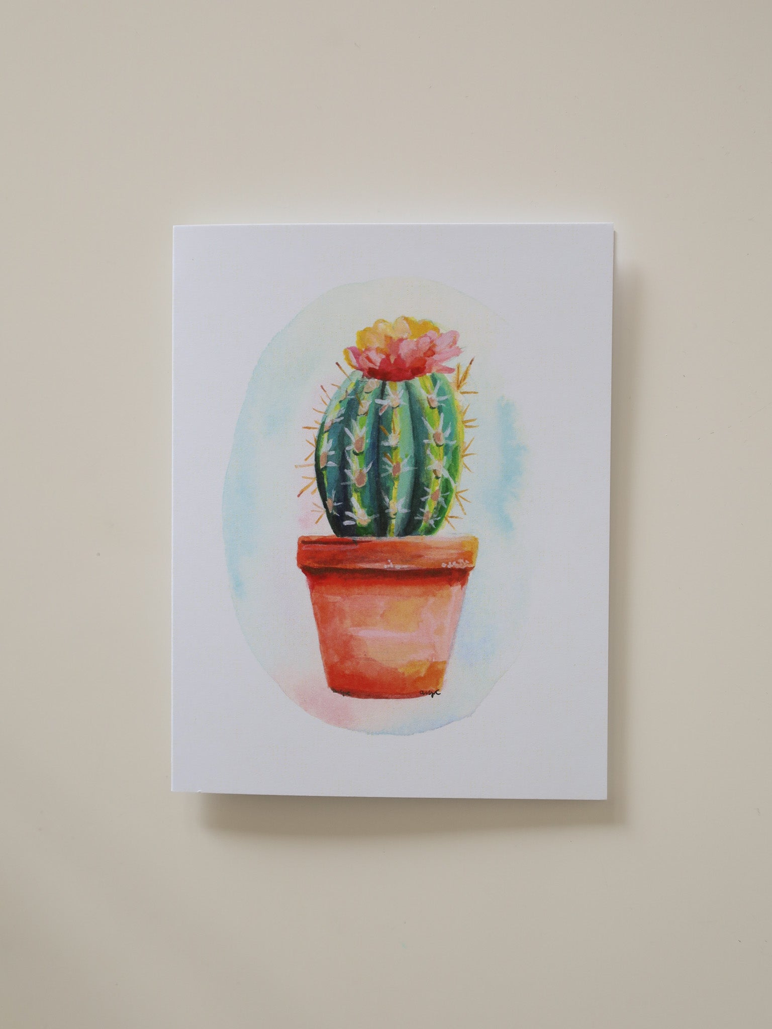 Happy Cactus Greeting Card