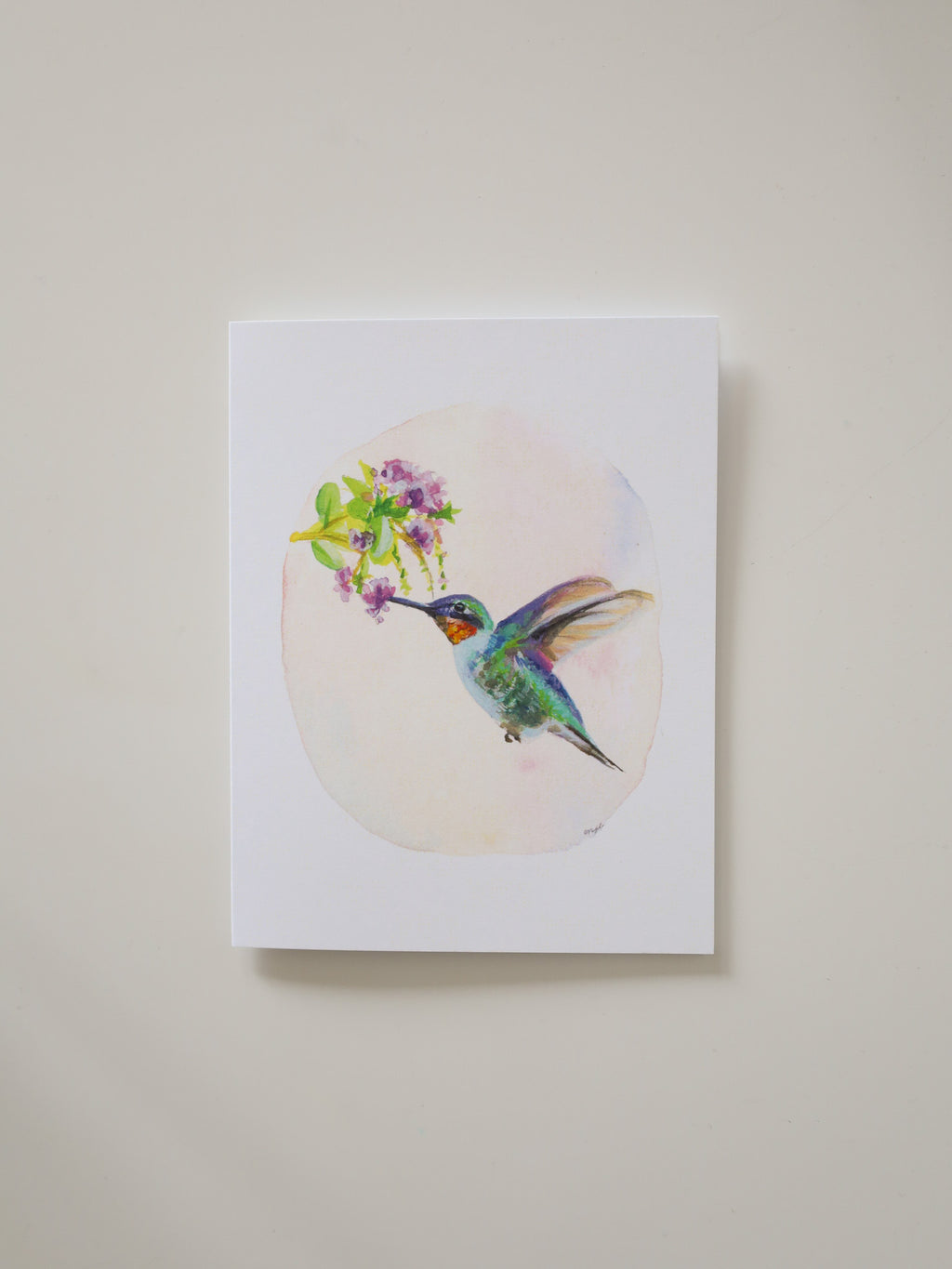 Hummingbird Dreams Greeting Card