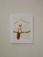 Bright Squirrel Greeting Card