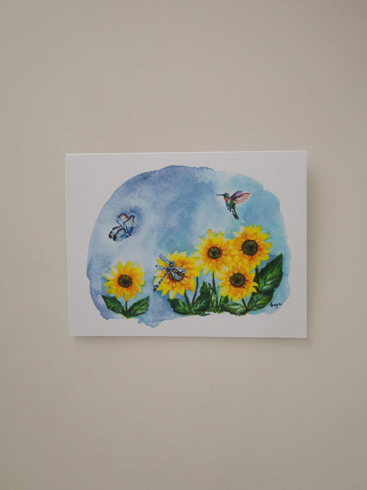Sunflower Dreams Greeting Card #2