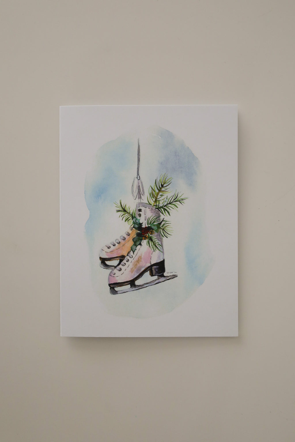 Ice Skates Greeting Card
