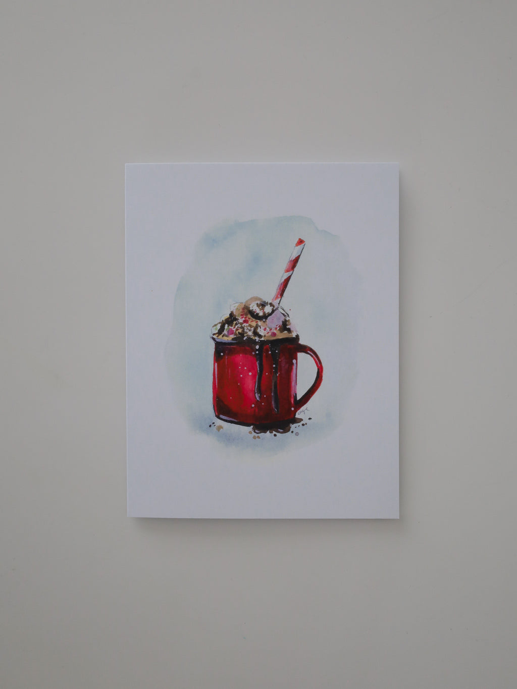 Festive Hot Chocolate Greeting Card