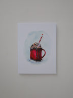 Festive Hot Chocolate Greeting Card