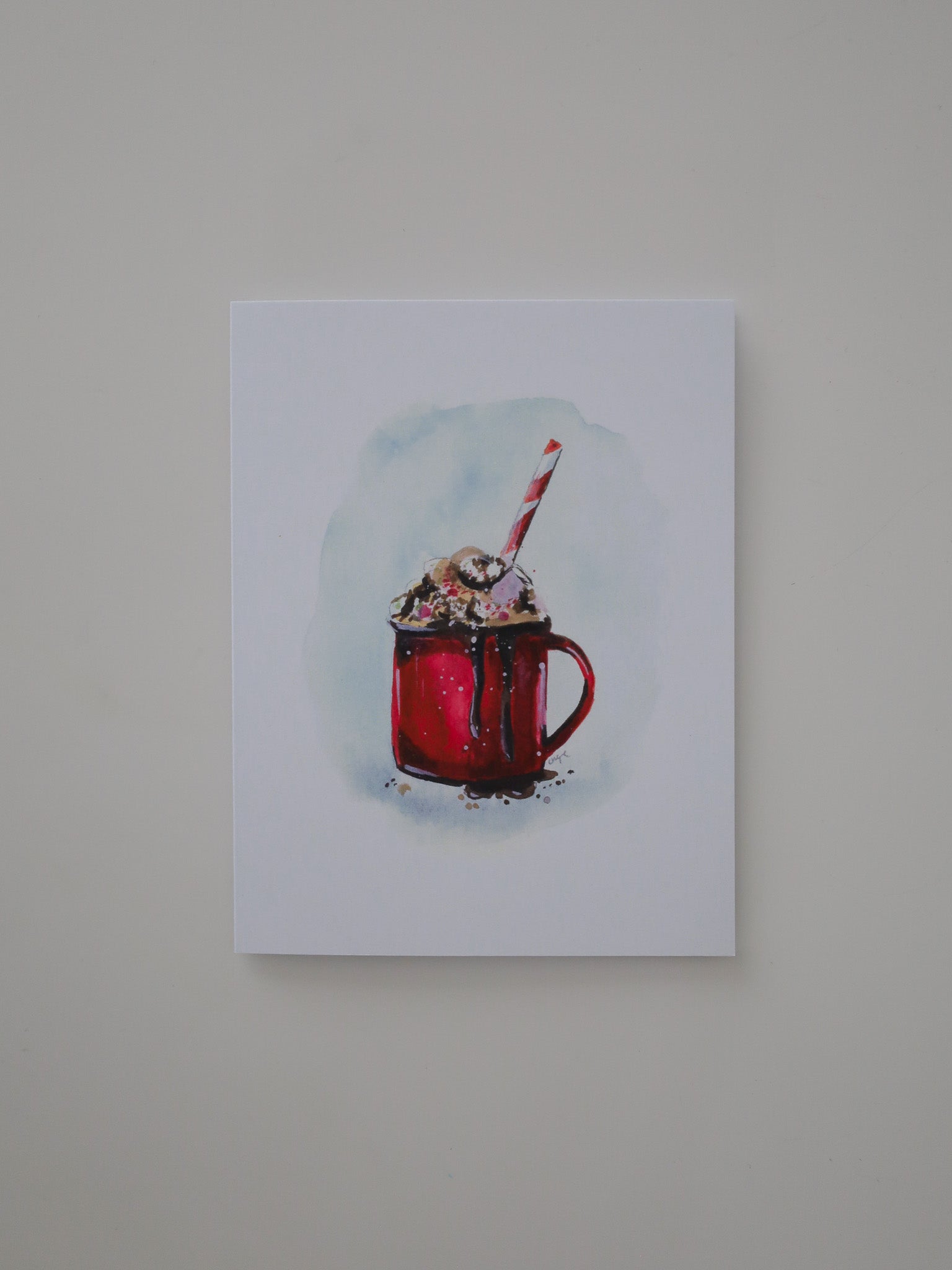Festive Hot Chocolate Greeting Card