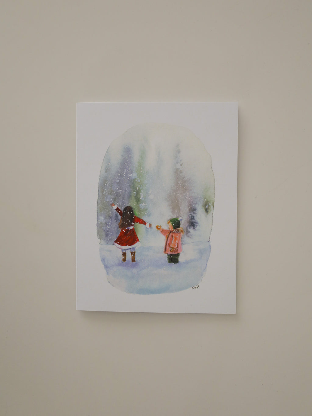 Winter Joys Greeting Card