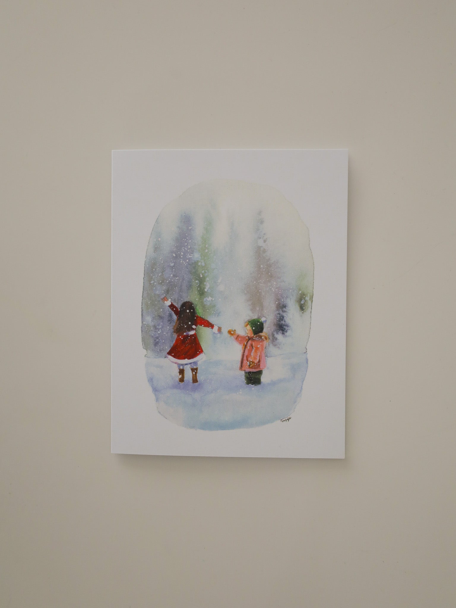 Winter Joys Greeting Card