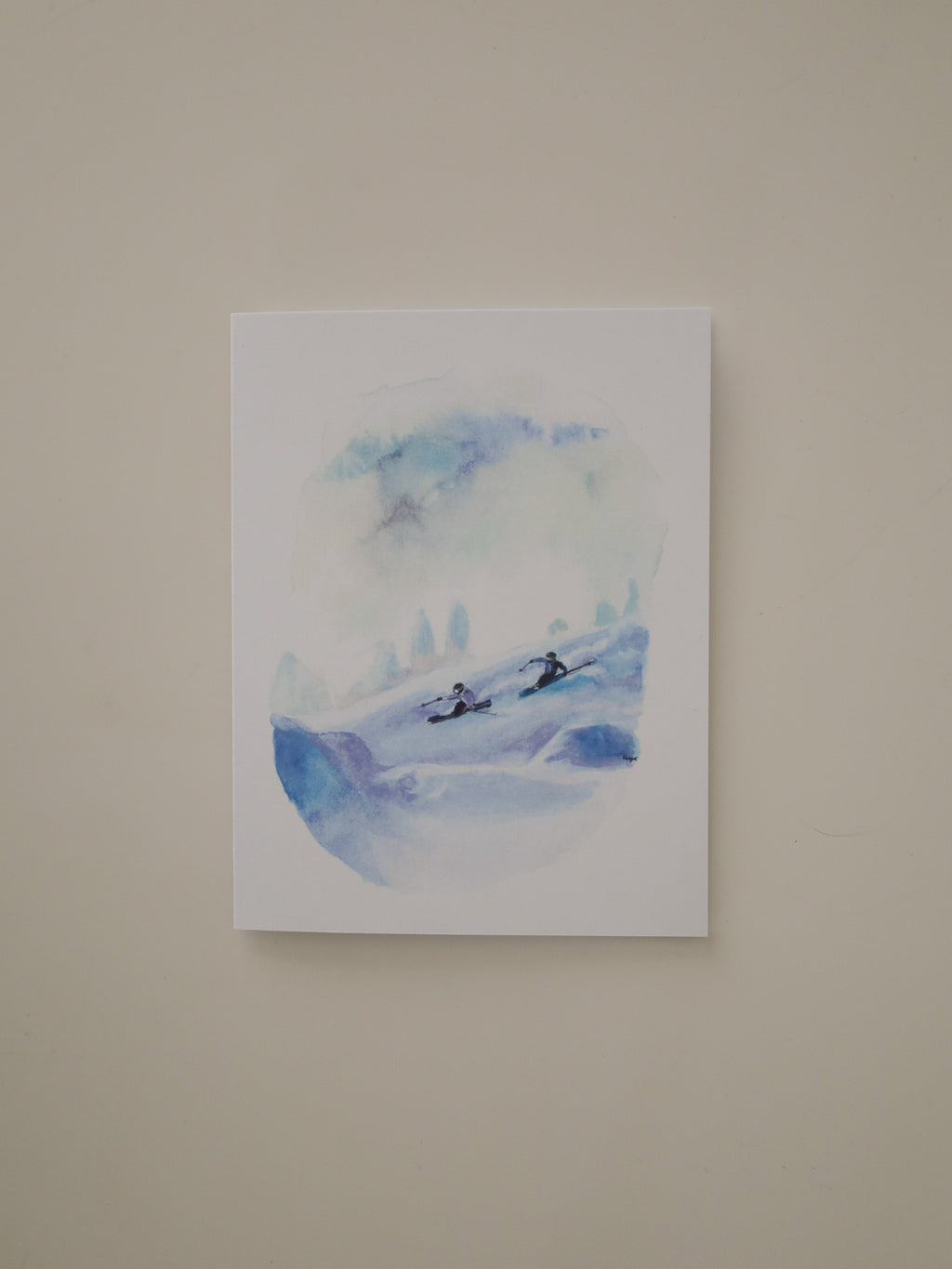 Powder Races Greeting Card