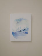 Powder Races Greeting Card