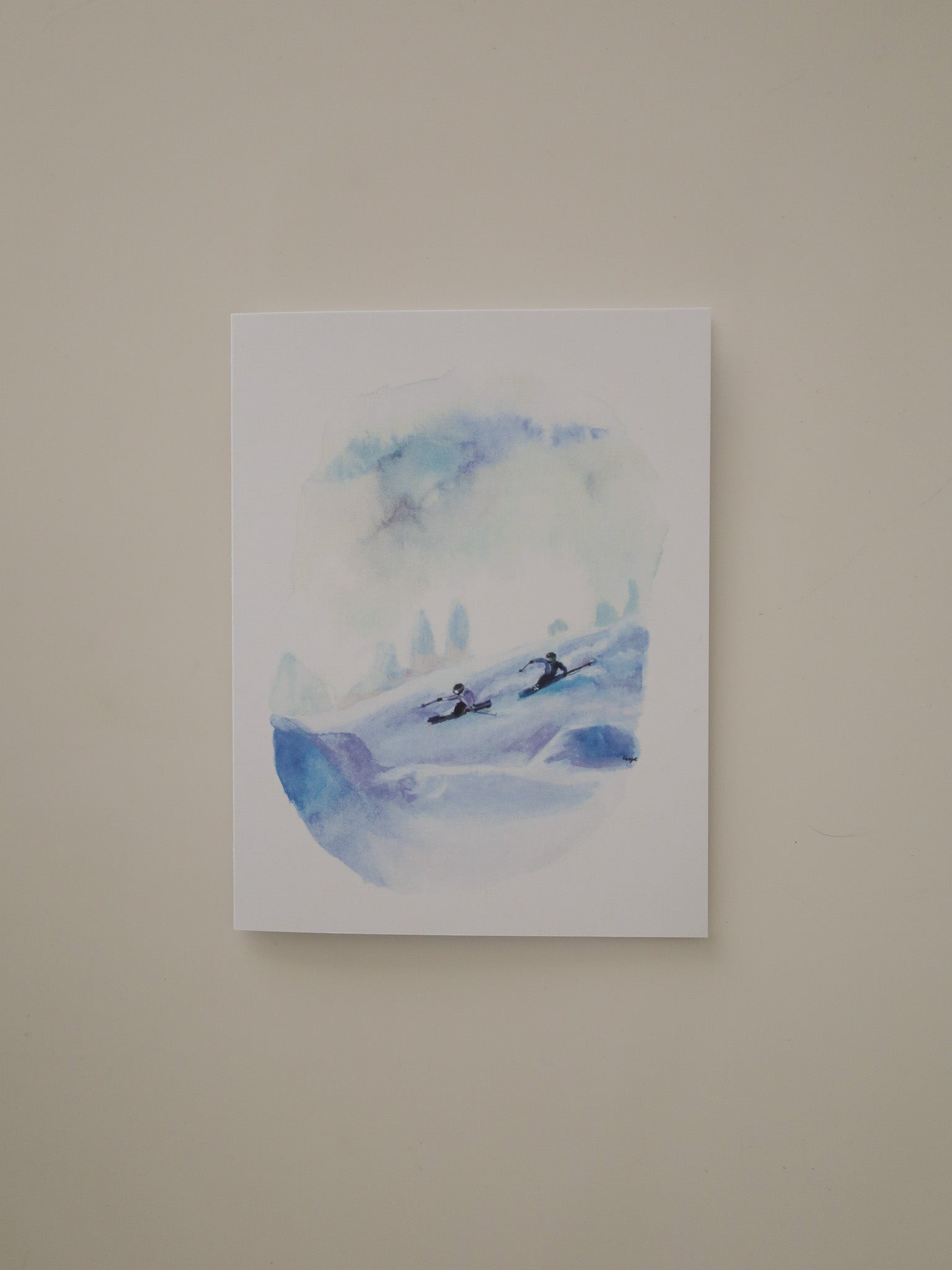 Powder Races Greeting Card
