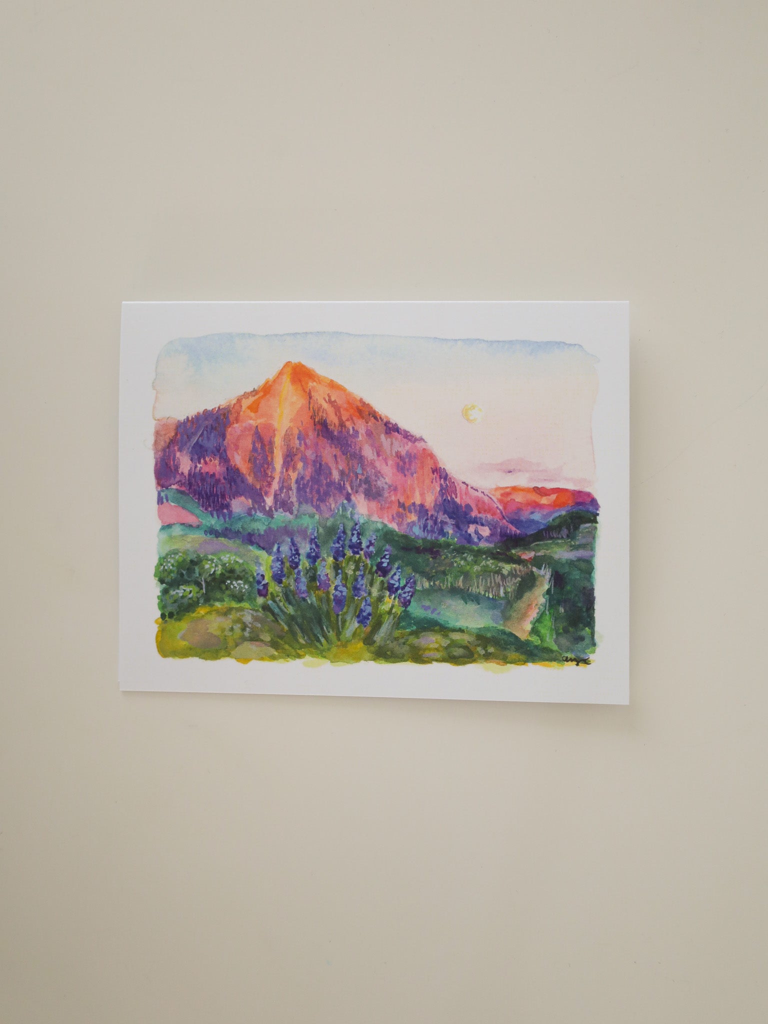 Glowing Days (Crested Butte, Colorado) Greeting Card
