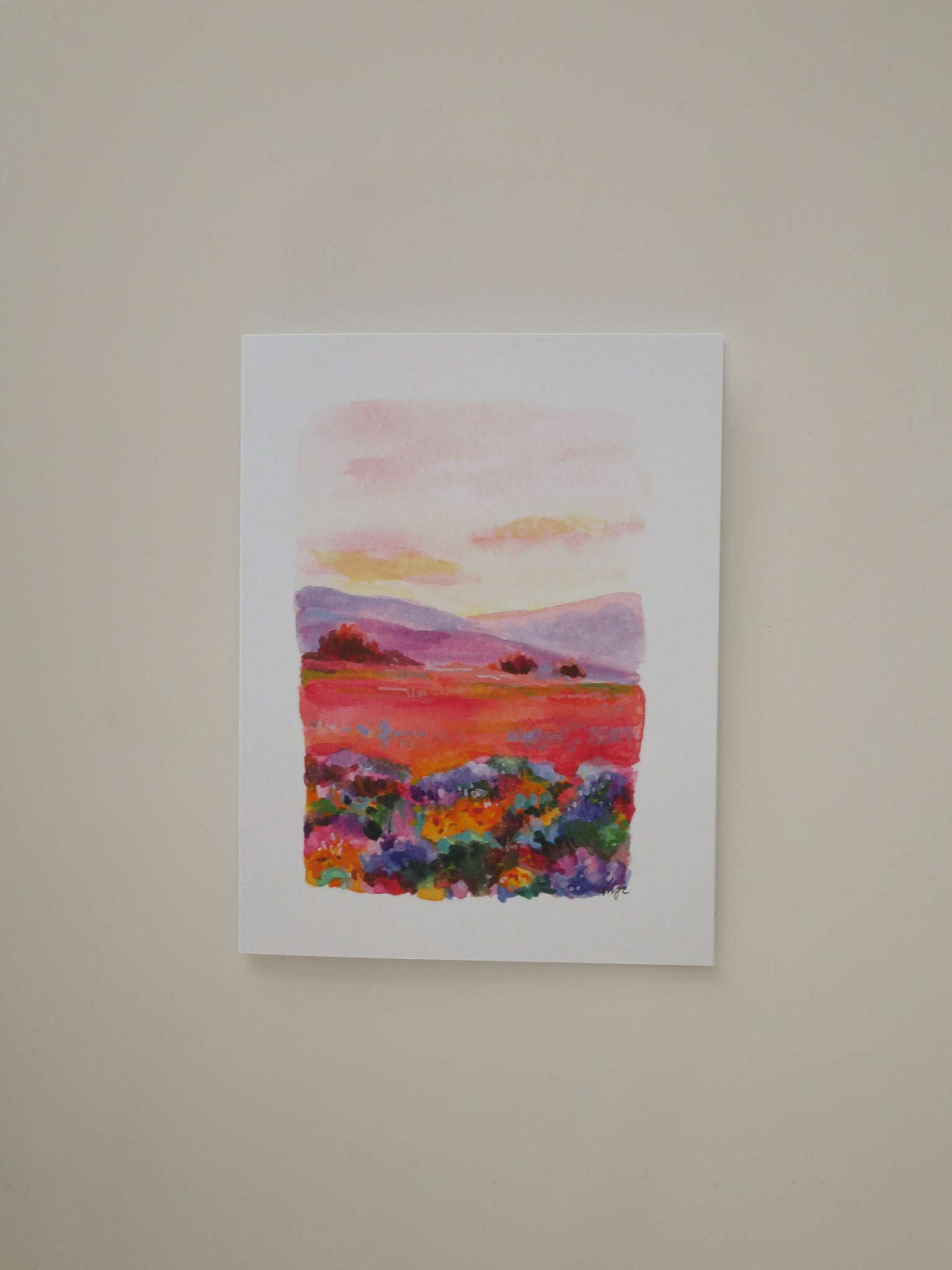 Colourful Views Greeting Card