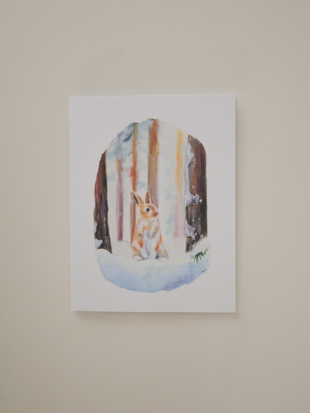 The Snow Bunny Greeting Card