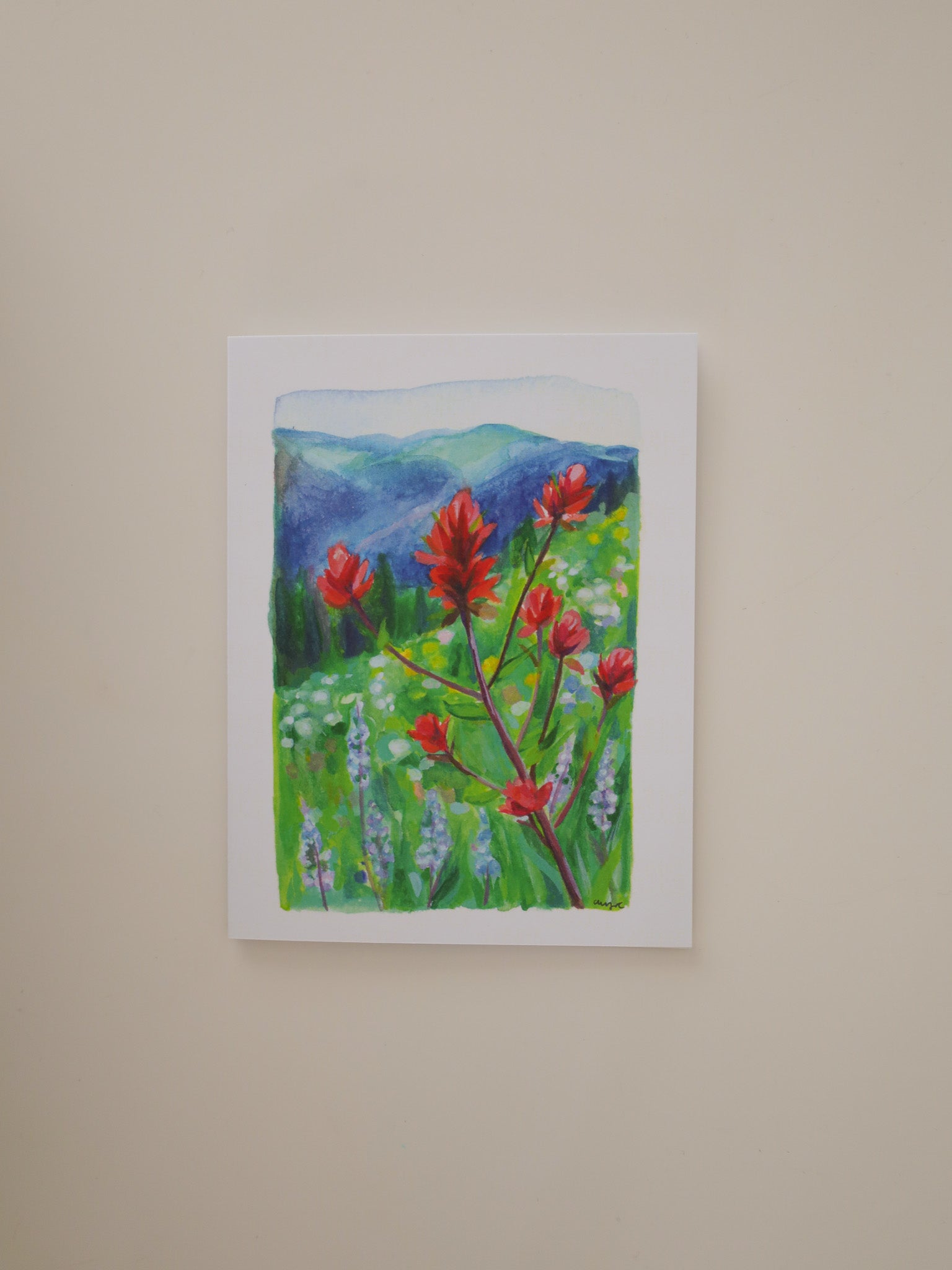 Painter of the Woods Greeting Card