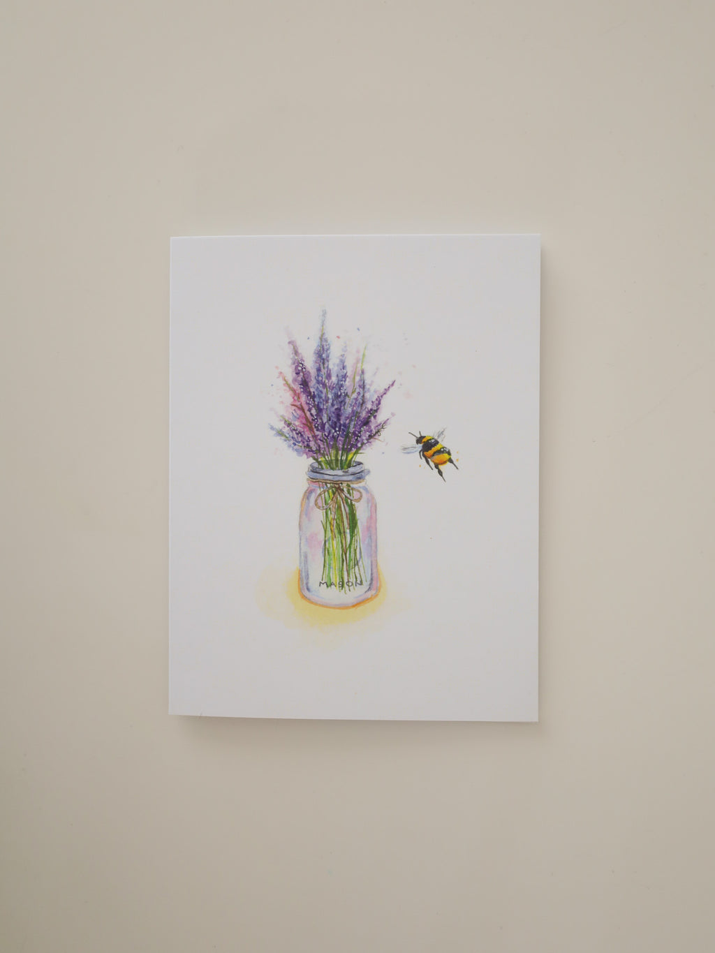 Lavender Spray Greeting Card