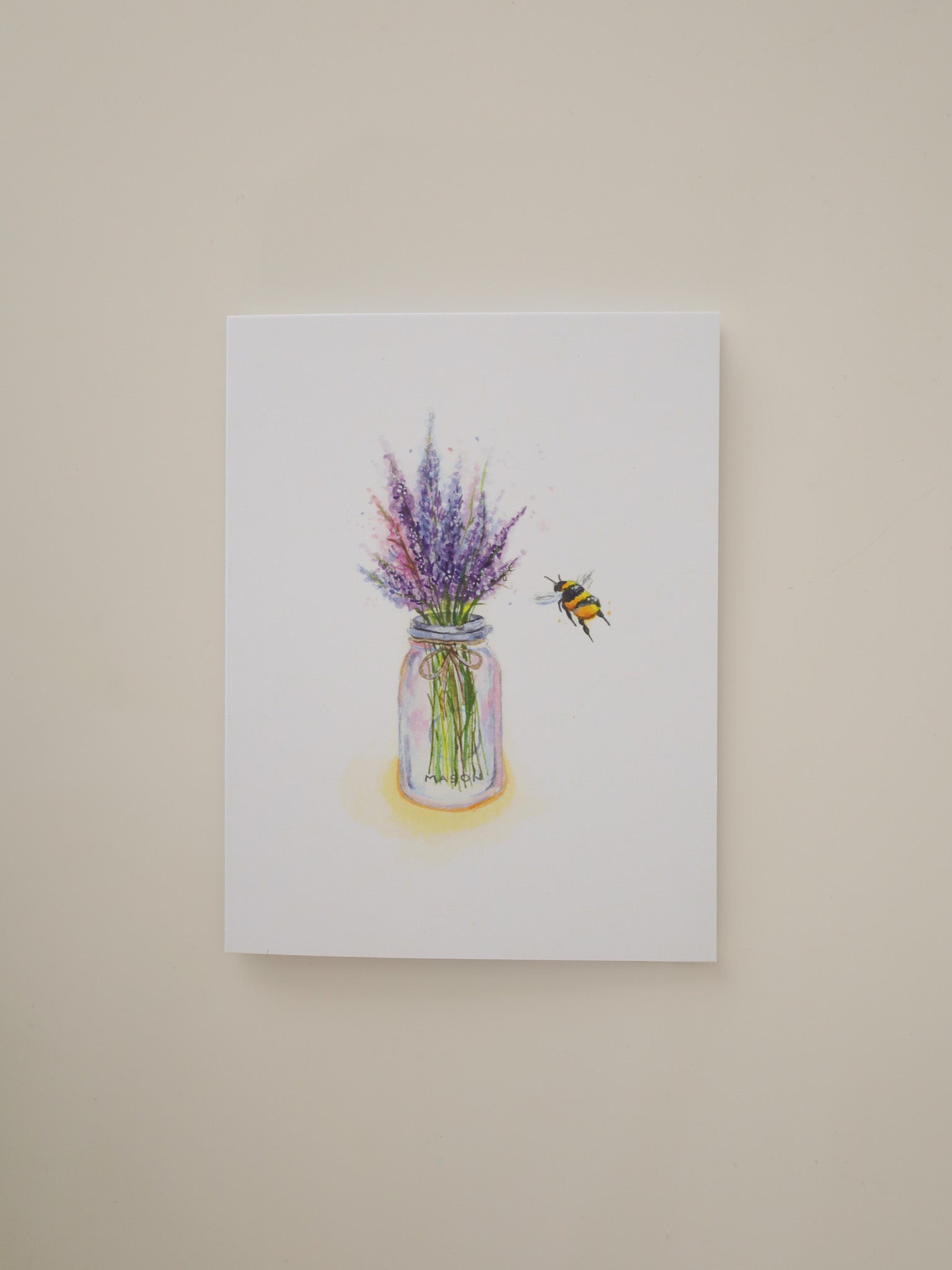 Lavender Spray Greeting Card