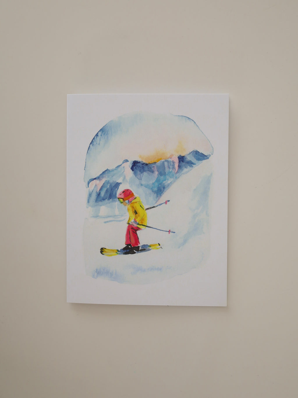 Sparkling Slopes Greeting Card