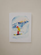 Sparkling Slopes Greeting Card