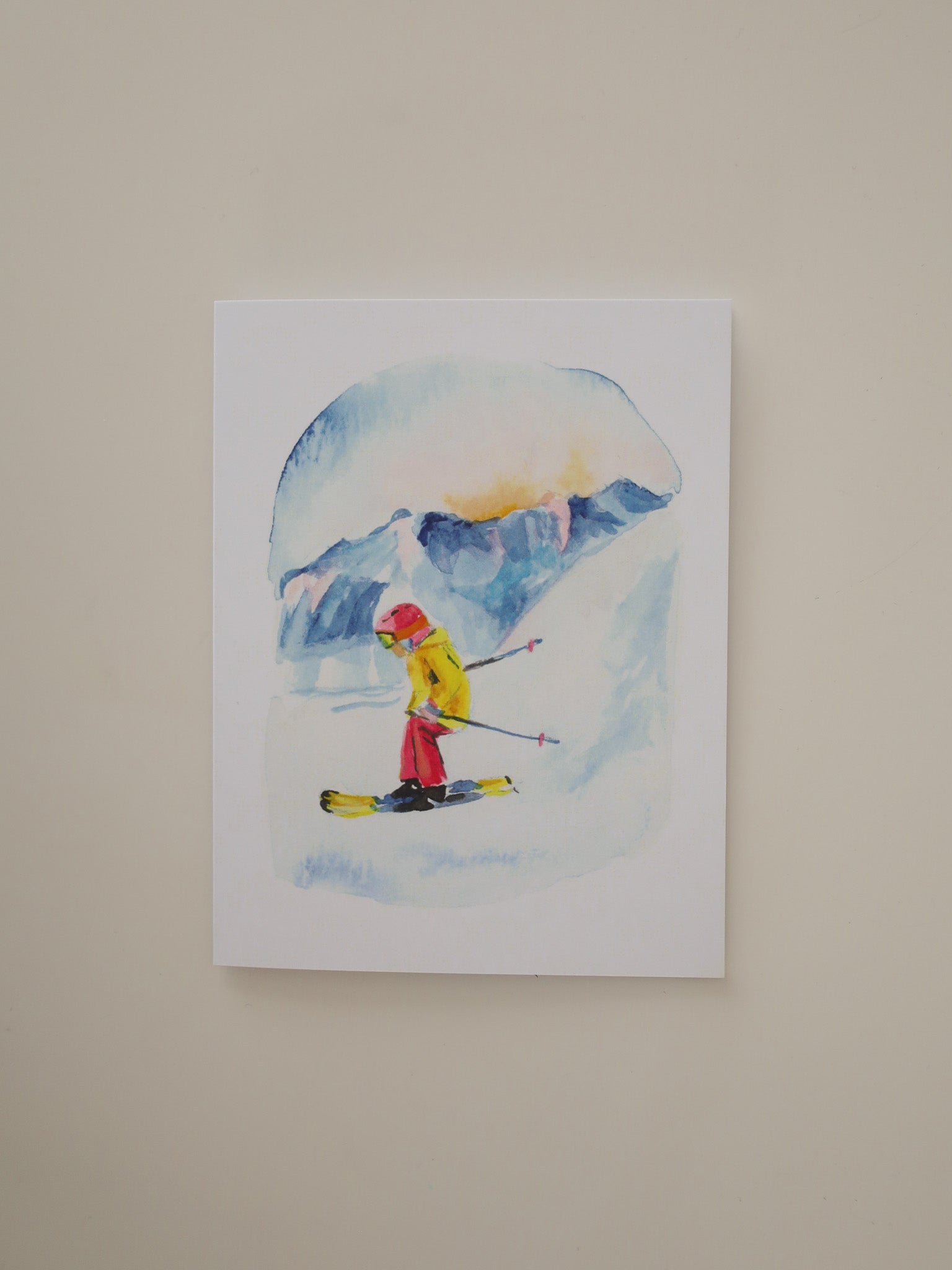 Sparkling Slopes Greeting Card