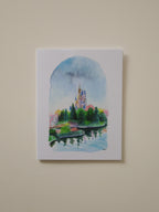 Fairytale Turrets Greeting Card