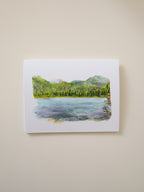 Across the Lake Greeting Card